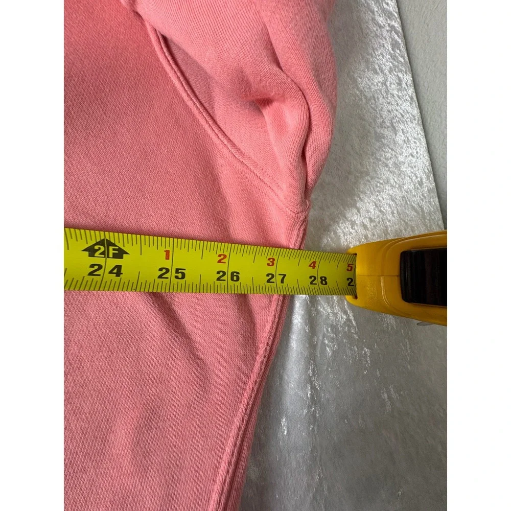 Nike Sportswear Womens XL Crewneck Sweatshirt Coral Pink Fleece Pullover Swoosh